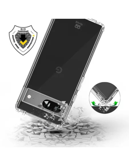 Google Pixel 7 Coque Antichoc Bayer Transparente + Protection Ecran...