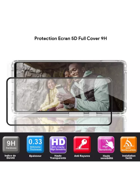 Google Pixel 7 Shockproof Case Bayer Transparent + Screen Protector...