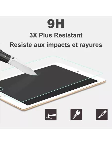 Lot de 2 Protections écran en verre trempé iPad 9,7'' (2018) - iPad...