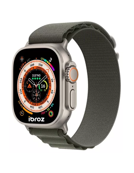 Bracelet Alpine Apple Watch Ultra, 8, 7, 6, SE, 5, 4, 3 - Vert Kaki...