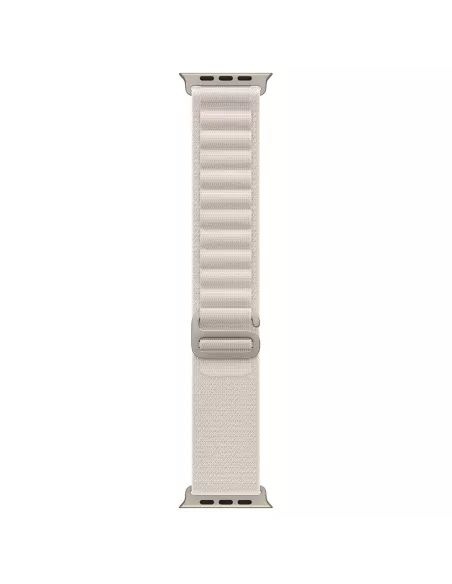 Bracelet Alpine Apple Watch Ultra, 8, 7, 6, SE, 5, 4, 3 - Blanc Ecr...