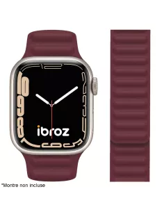 Bracelet Silicone à Fermeture Magnétique Apple watch 8, 7, 6, SE, 5...