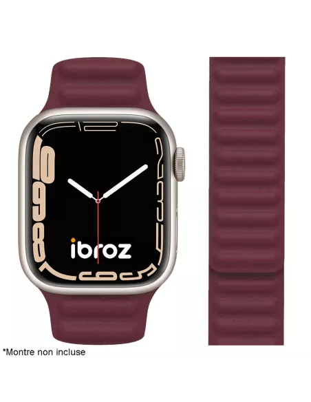 Bracelet Silicone à Fermeture Magnétique Apple watch 8, 7, 6, SE, 5...