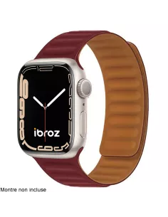 Silicone Wristband with Magnetic Clasp Apple watch 8, 7, 6, SE, 5... 2