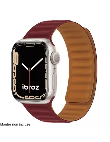 Bracelet Silicone à Fermeture Magnétique Apple watch 8, 7, 6, SE, 5...