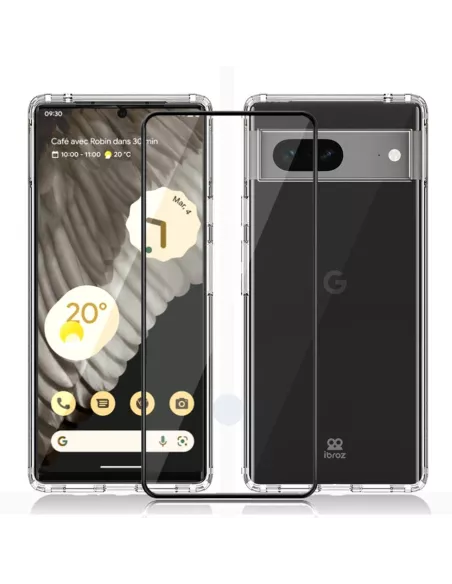 Google Pixel 7 Shockproof Case Bayer Transparent + Screen Protector...