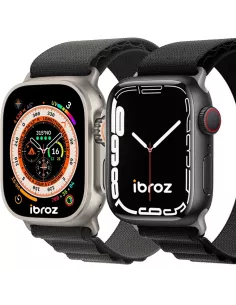 Alpine Wristband Apple Watch Ultra, 8, 7, 6, SE, 5, 4, 3 - Black | Ibroz 2