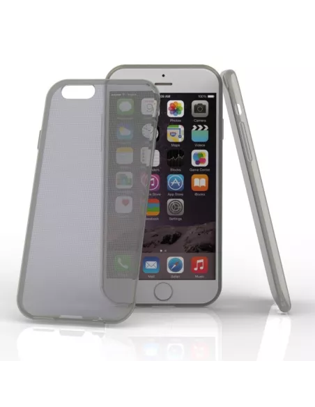 iCase Silicone Case for iPhone 6 and 7 (4.7") - Grey Transp...