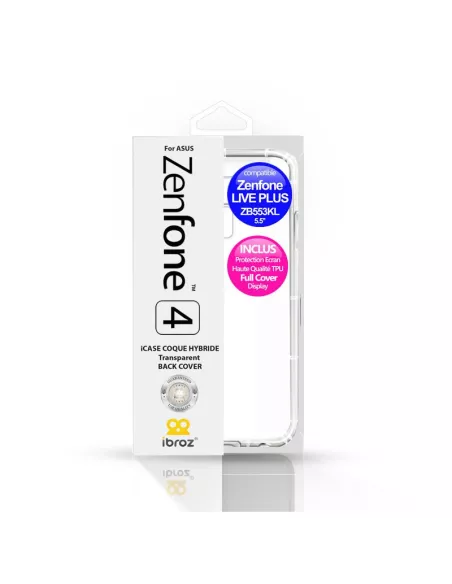 Zenfone Live Plus (ZB553KL) - Shockproof Case + Screen Protector Pack...