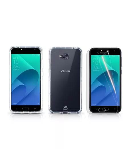 Zenfone Live Plus (ZB553KL) - Shockproof Case + Screen Protector Pack...