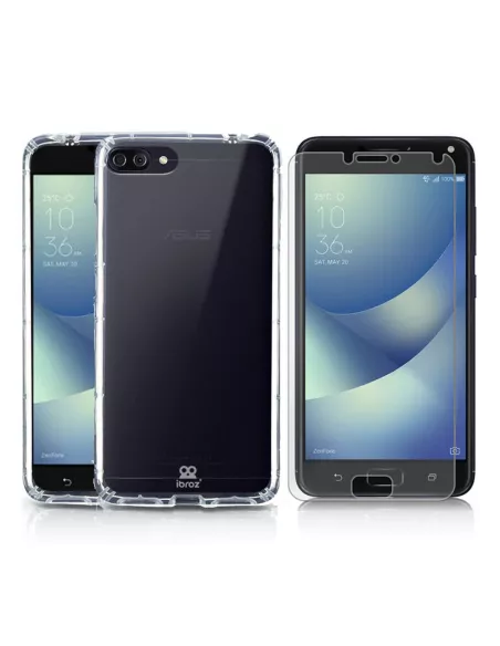 Zenfone 4 Max PLUS (ZC554KL) - Pack Coque antichocs + Protection éc...