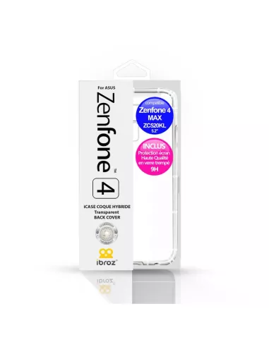 Zenfone 4 Max (ZC520KL) - Pack Shockproof case + Screen protector |...