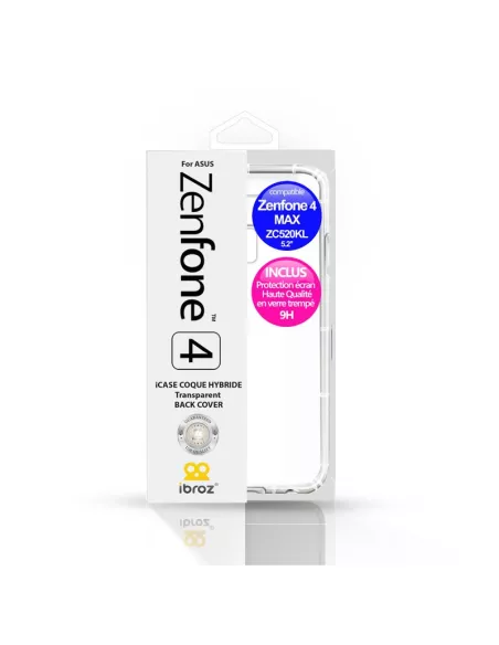 Zenfone 4 Max (ZC520KL) - Pack Coque antichocs + Protection écran |...