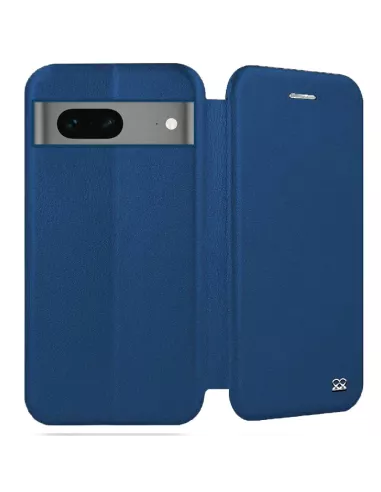 Google Pixel 7 Leather Case Folio Clam - Cosmos Blue | Ibroz