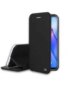 ibroz etui cuir noir Oppo Reno 8