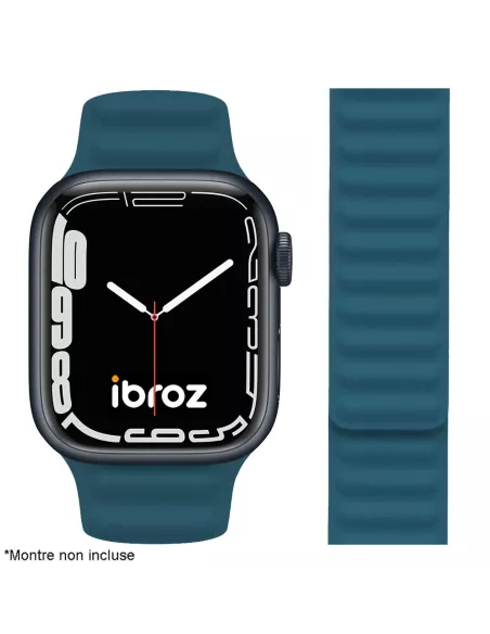 Bracelet Silicone à Fermeture Magnétique Apple watch 8, 7, 6, SE, 5...