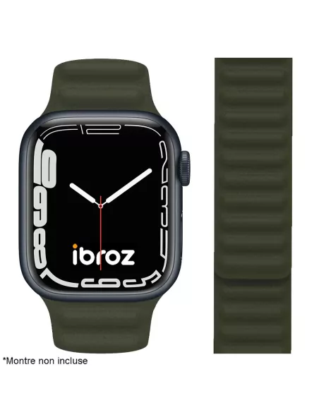 Bracelet Silicone à Fermeture Magnétique Apple watch 8, 7, 6, SE, 5...