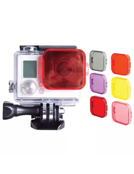 Pack of 6 photo and video filters for Gopro Hero 4, 3, 3+ | Ibroz