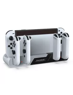 Station socle de charge 6 en 1 pour manettes Joy-con et Nintendo Sw...