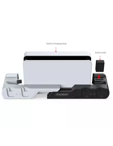 6-in-1 charging station for Joy-con and Nintendo Sw...
