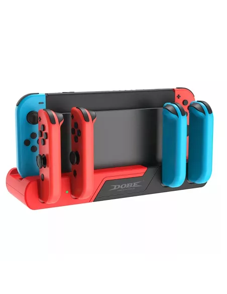 Station socle de charge 6 en 1 pour manettes Joy-con et Nintendo Sw...