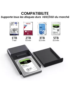 HUB USB C MC30 Pro - 7 in 1 with enclosure for SDD-HDD hard disk 2.... 2