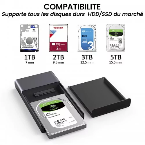 Lecteur Carte SD, Adaptateur USB-C - Blanc - Français