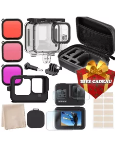 Gift pack Accessories and 45m waterproof dive case for GoPro Hero 8