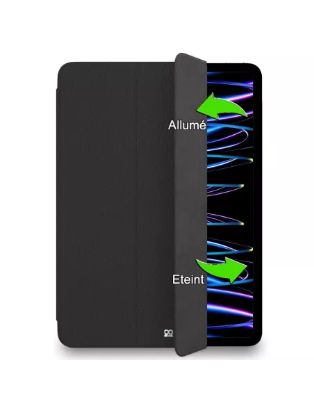 Leather Smart Folio Cover for iPad Pro 11" (1ᵉ, 2ᵉ, 3ᵉ, 4ᵉ Génér...