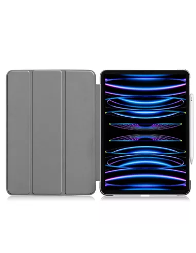 Leather Smart Folio Cover for iPad Pro 11" (1ᵉ, 2ᵉ, 3ᵉ, 4ᵉ Génér...