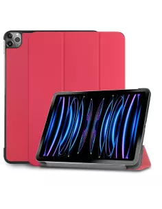ibroz Etui Cuir Smart Folio Cover pour iPad Pro 11" (1ᵉ, 2ᵉ, 3ᵉ, 4ᵉ Génération) watermelon pasteque