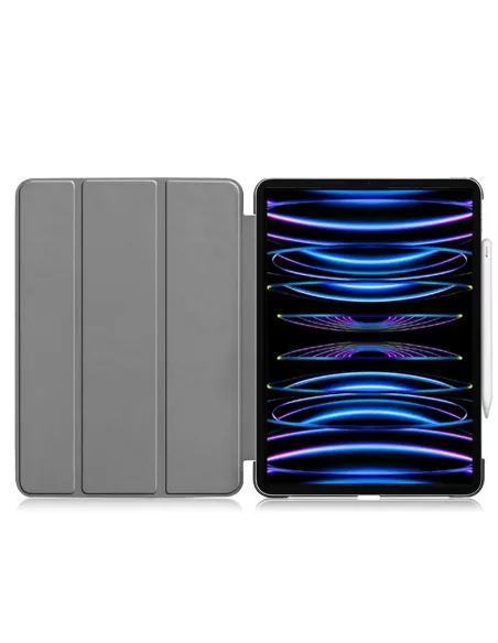 Leather Smart Folio Cover for iPad Pro 11" (1ᵉ, 2ᵉ, 3ᵉ, 4ᵉ Génér...