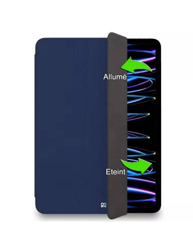 Leather Smart Folio Cover for iPad Pro 11" (1ᵉ, 2ᵉ, 3ᵉ, 4ᵉ Génér...