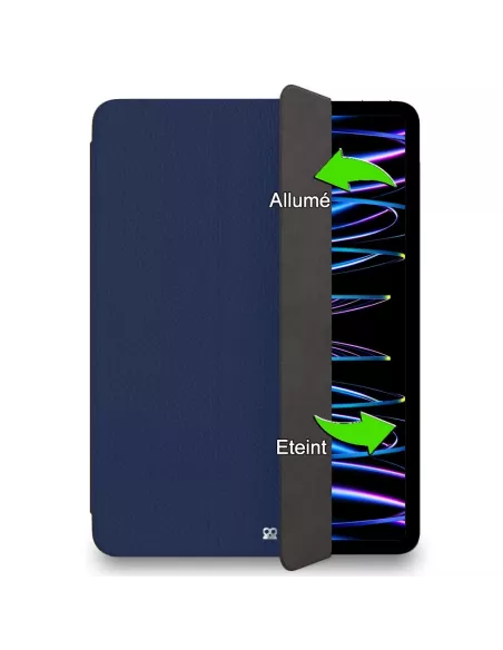 Leather Smart Folio Cover for iPad Pro 11" (1ᵉ, 2ᵉ, 3ᵉ, 4ᵉ Génér...