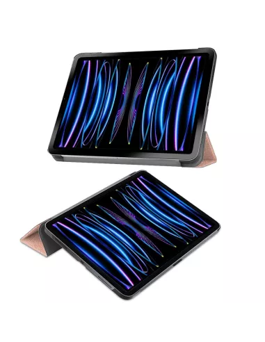 Leather Smart Folio Cover for iPad Pro 11" (1ᵉ, 2ᵉ, 3ᵉ, 4ᵉ Génér...