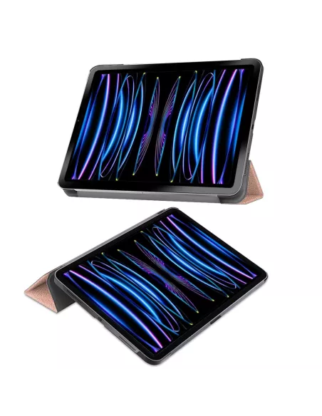 Leather Smart Folio Cover for iPad Pro 11" (1ᵉ, 2ᵉ, 3ᵉ, 4ᵉ Génér...