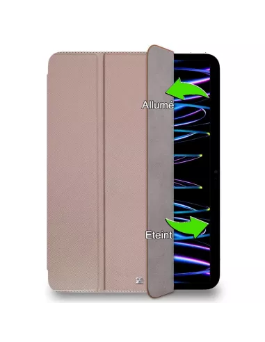 Leather Smart Folio Cover for iPad Pro 11" (1ᵉ, 2ᵉ, 3ᵉ, 4ᵉ Génér...