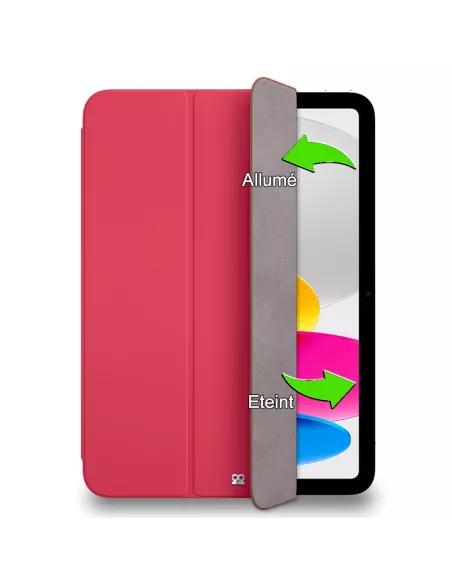 Leather Smart Folio Cover for iPad 10.9" (10ᵉ Generation) - Pink...