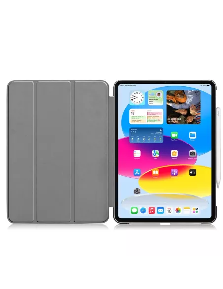 Etui Cuir Smart Folio Cover pour iPad 10.9" (10ᵉ Génération) - Bleu...