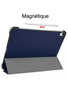 ibroz Etui Cuir Smart Folio Cover pour iPad 10.9" (10ᵉ Génération) - bleu marine 2