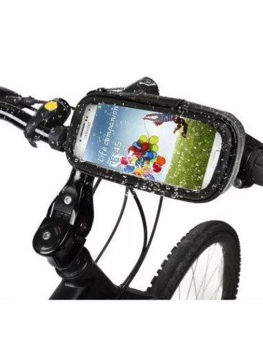 Universal smartphone holder for motorcycles, bicycles, mountain bikes on handlebars...