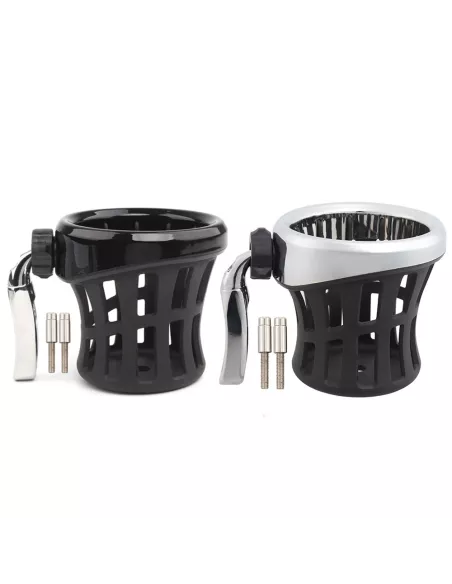 Can and bottle holders for Harley Road Glide, Honda Goldw...