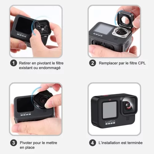 IBROZ Pack accessoires pour GoPro Hero 5,4,3,3+,2,1 - Accessoire