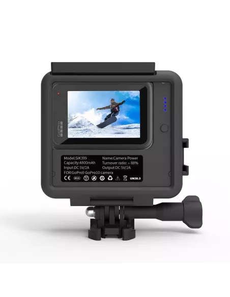 External battery, 4800mAh, for GoPro Hero 9 and Hero 10, with...