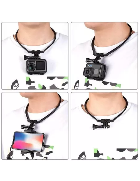 Neck support for GoPro cameras and smartphones | Ibroz