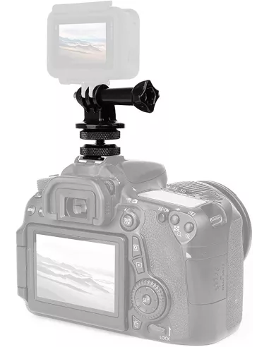 Hot Shoe Flat Adapter for DSR, GoPro, and other cameras ...