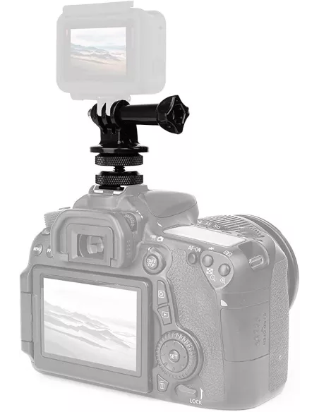 Hot Shoe Flat Adapter for DSR, GoPro, and other cameras ...