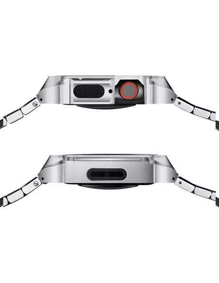 Bracelet Luxe Acier Inoxydable pour Apple Watch Ultra 49mm - Argent...