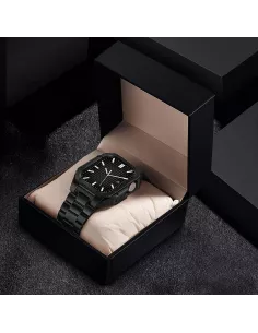 ibroz Bracelet Luxe Acier Inoxydable pour Apple Watch Ultra 49mm noir 2