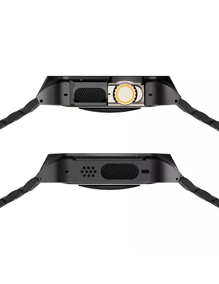 Bracelet Luxe Acier Inoxydable pour Apple Watch Ultra 49mm - Noir |...